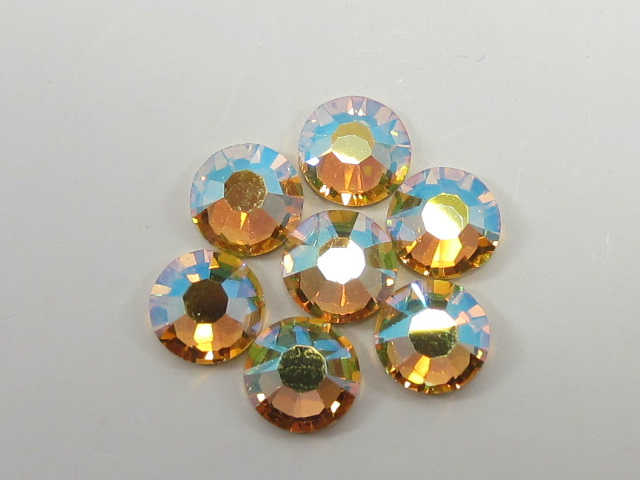 72 pcs. 20ss LIGHT TOPAZ AB (maxima) FLATBACK PRECIOSA Rhinestones